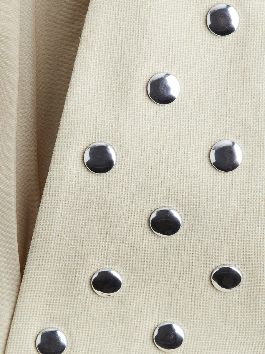 Studded Simple Oversized Blazer