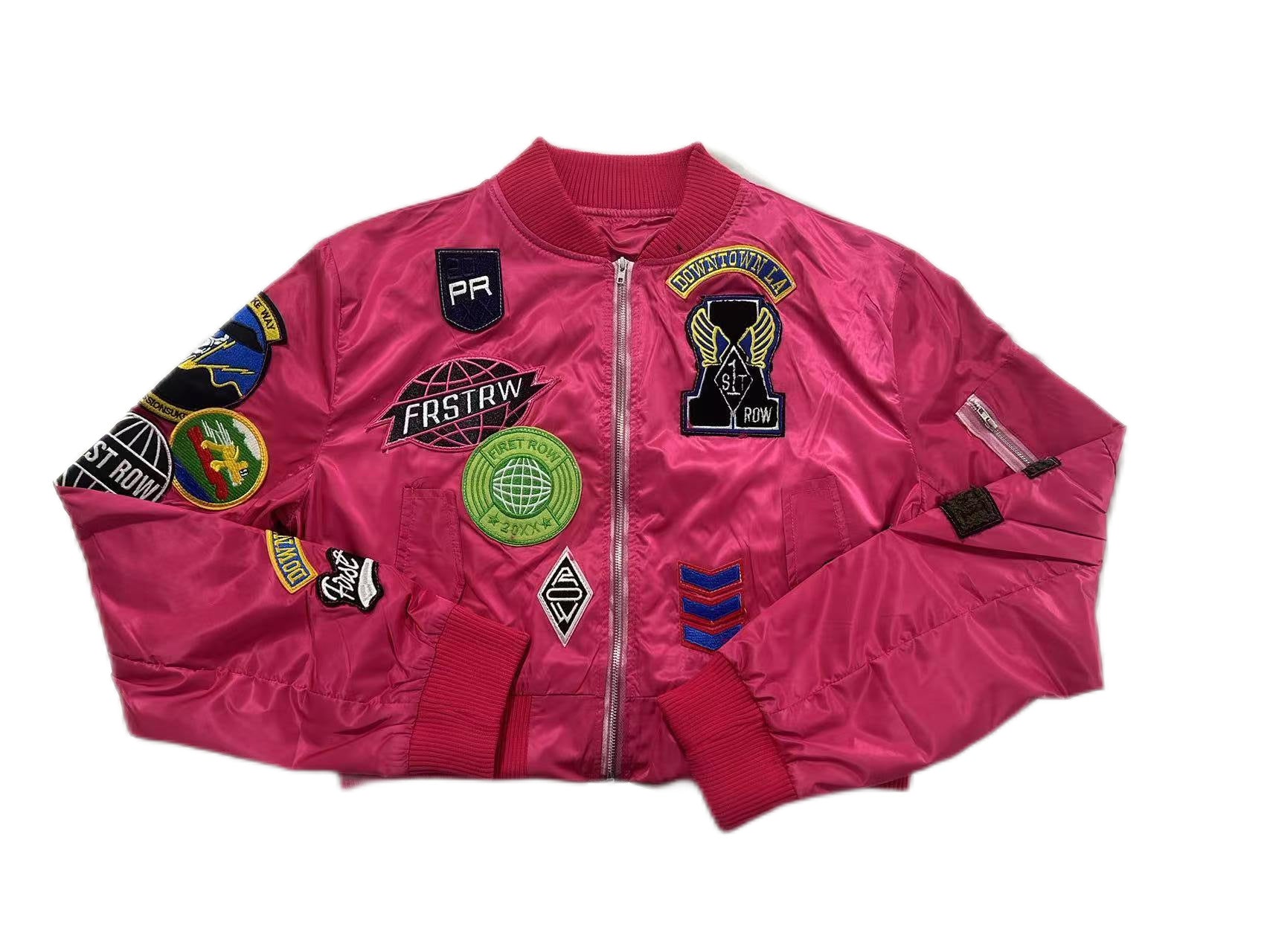 Fab Embroidered Bomber Jacket